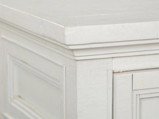 Magnussen Home® Heron Cove Chalk White Rectangular Sofa Table-3