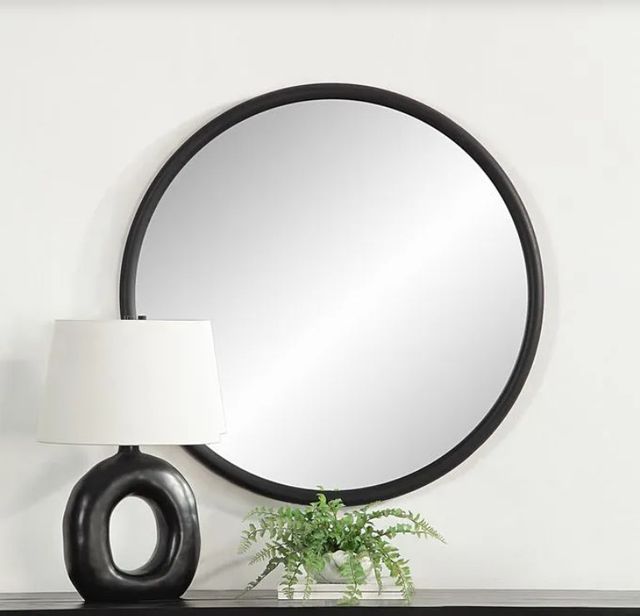 Renwil® Namur Matte Black Accent Mirror-4