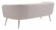 Zuo® Deco Beige & Gold Sofa -4