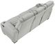 Homelegance® Ronan Light Gray Double Manual Reclining Sofa-4
