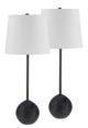 Renwil® Bangor 2-Piece Matte Black Table Lamp-0