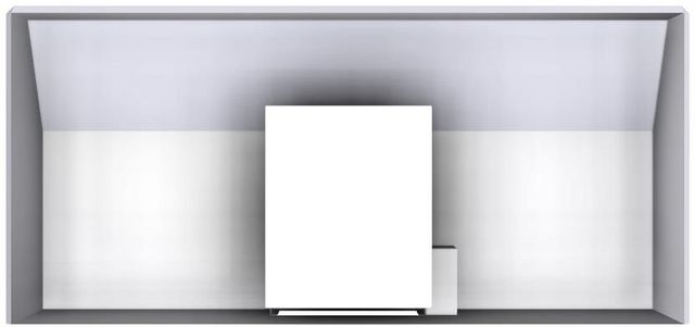 Vent-A-Hood® 42" White K Series Blower Under Cabinet Range Hood-2