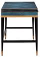 Currey & Company Kallista Caviar Black and Dark Sapphire Large Desk-2