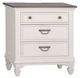 Liberty Furniture Allyson Park 4-Piece Charcoal/Wirebrushed White California King Panel Bedroom Set-5