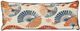 Stylecraft Beige/Blue/Orange 36" Large Lumbar Designer Pillow-0