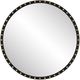 Uttermost® Sele Matte Black Oversized Round Mirror-0