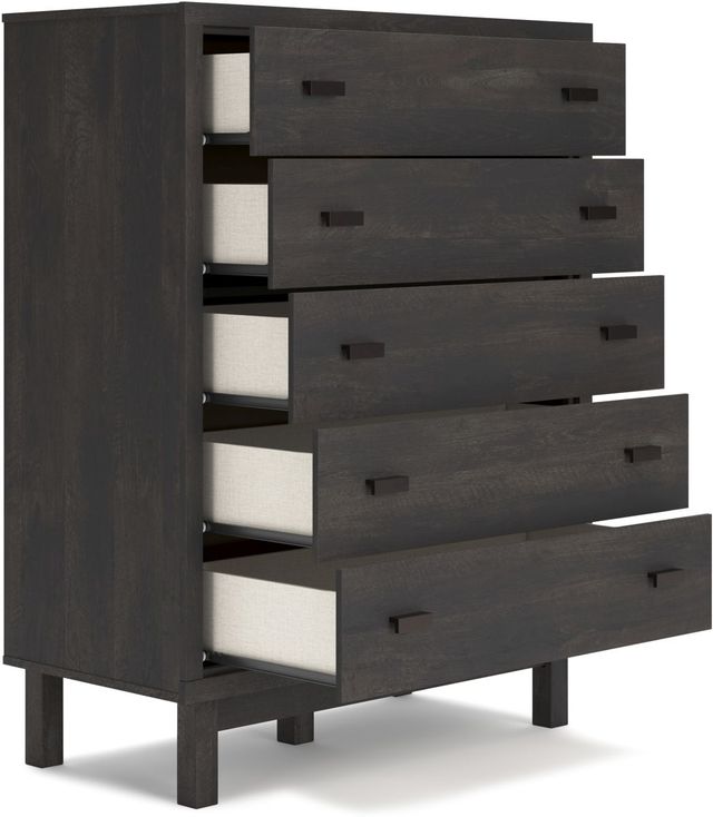 Signature Design by Ashley® Toretto Rustic Charcoal Wide Chest of Drawers-1