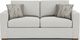 Flexsteel® Collins Silver Glacier Two-Cushion Sofa-1