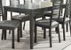 Tomali Kondo Charcoal/Motion 54" Rectangular Dining Table with Two Extension Leaves-0