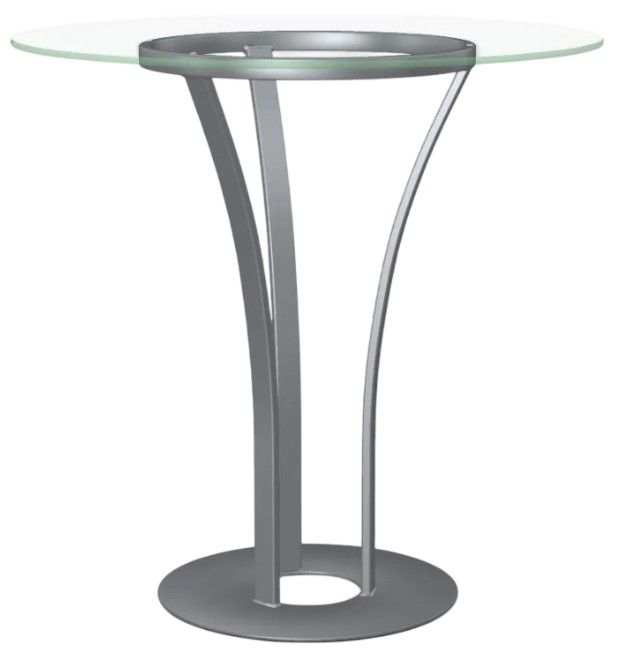 Amisco Customizable Dalia Glass Top 42" Bar Height Table-0