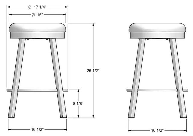 Amisco Customizable Connor Upholstered Swivel Counter Stool-2