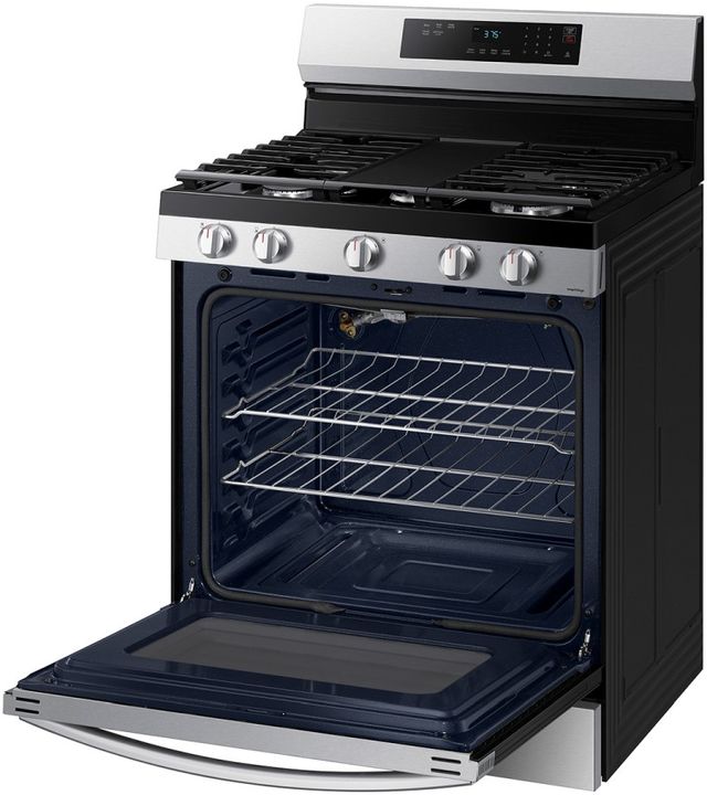 Samsung 30" Stainless Steel Smart Freestanding Gas Range-6