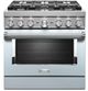 KitchenAid® 36" Misty Blue Pro Style Dual Fuel Range-0