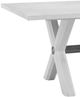 Bassett Mirror Nadine Bright White Oak Dining Table-4