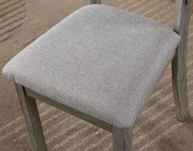 Furniture of America® Laquila Gray Dining Side Chair-3
