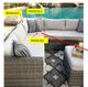 Signature Design by Ashley® Peckham Park Beige/Brown Sectional Seat Cushion-2
