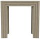 Riverside Furniture Wilde Glass Top Chairside Table with Dovetail Base-4
