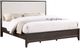 Winners Only® Westfield Expresso/White California King Upholstered Panel Bed-0