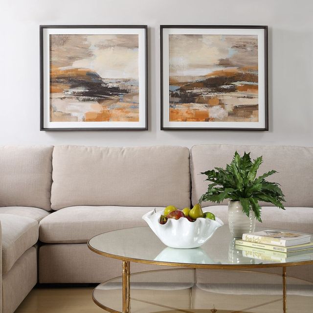 Uttermost® Silvia Vassileva 2-Piece Cinnamon Shore Framed Prints Set-1
