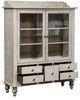 Liberty Furniture Whitney Antique Linen/Weathered Gray Display Cabinet-3