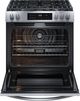 Frigidaire® 30" Stainless Steel Freestanding Front Control Gas Range with Air Fry-1