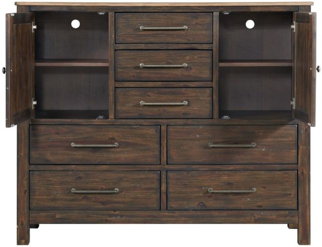 Intercon Transitions Driftwood/Sable 62" Gentleman's Chest-2