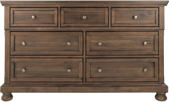 Signature Design by Ashley® Flynnter Medium Brown Dresser and Mirror-1