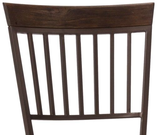 HH2 Home Hawkins Brown Swivel Counter Stool-1