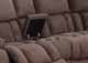 Mazin Furniture Presley Brown Power Reclining 3-Piece Modular Sectional with Consoles-2