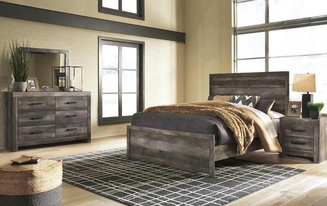 Signature Design by Ashley® Wynnlow 2-Piece Gray Queen Panel Bed Set-3