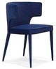 VIG Furniture Modrest Lucero Blue Velvet Dining Armchair-0