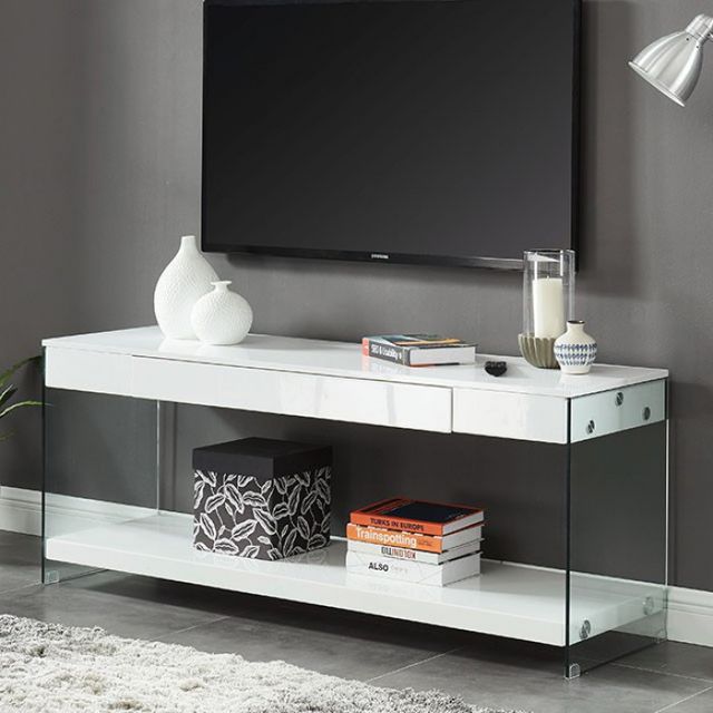 Furniture of America® Sabugal White 60" TV Stand
