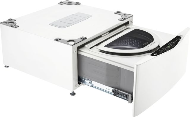LG White Front Load Laundry Pair-1