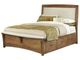 Vaughan-Bassett Transitions Dark Oak Youth Full Upholstered Bed-0