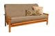 Kodiak Furniture Monterey Linen Stone/Butternut Full Futon with Mattress-0