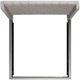 Elements International Morrow Gray King Upholstered Panel Bed-2
