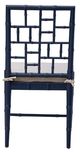 Furniture Classics Hugo Blue/White Dining Side Chair-3