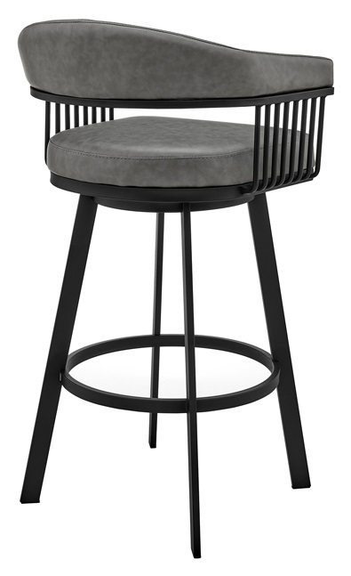 Armen Living Chelsea Swivel Bar Stool - Thumbnail 3