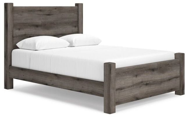 Signature Design by Ashley® Stachelli Dry Gray Queen Poster Bed-0
