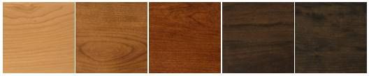 Country View Woodworking Customizable Aspen Sap Cherry Top 38" Dining Table with Brown Maple Base-3