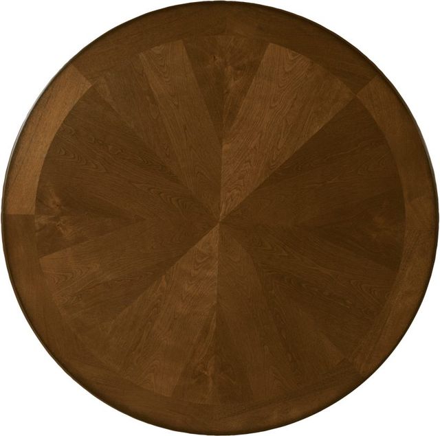 Powell® Hamilton Brushed Medium Cherry Dining Table with Bronze Base-2