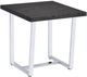 Elements International Nadia 3-Piece Oak Chrome Table Set-3