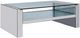 ACME Furniture Nysa Glass Top Coffee Table with Mirrored Base-0