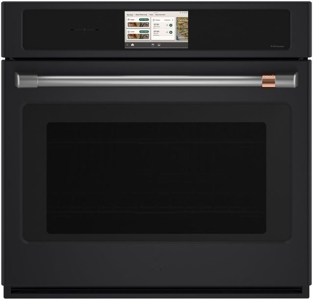 Café™ Professional Series 30” Matte Black Smart Single Electric Wall Oven with Convection-0