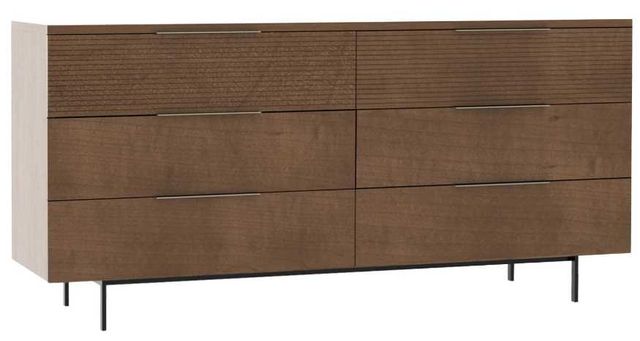 Country View Woodworking Customizable Urban Expressions 72" 6-Drawer Dresser-0