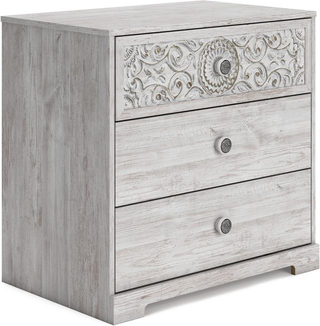 Signature Design by Ashley® Paxberry Whitewash 3-Drawers Chest of Drawers-0