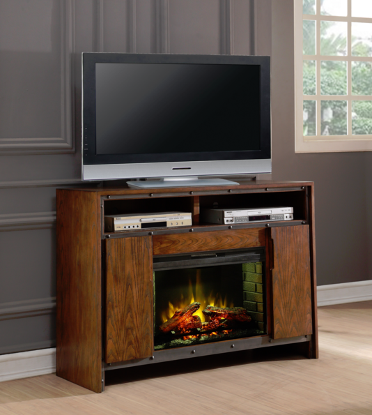 Legends Home Crossgrain 50" Fire Place Console-0