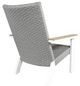 CabanaCoast® Customizable Stellan Aluminum/Natural Fiber Outdoor Adirondack Chair-5