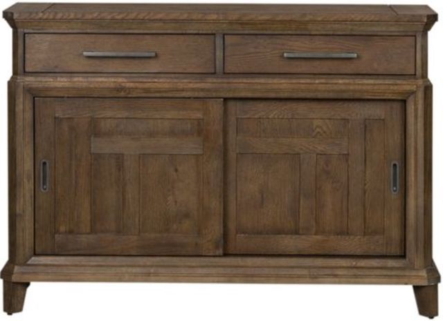 Liberty Furniture Artisan Prairie Gray Dusty Wax Sliding Door Buffet-1