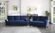 Mazin Furniture Dunleith Blue Love Seat-4